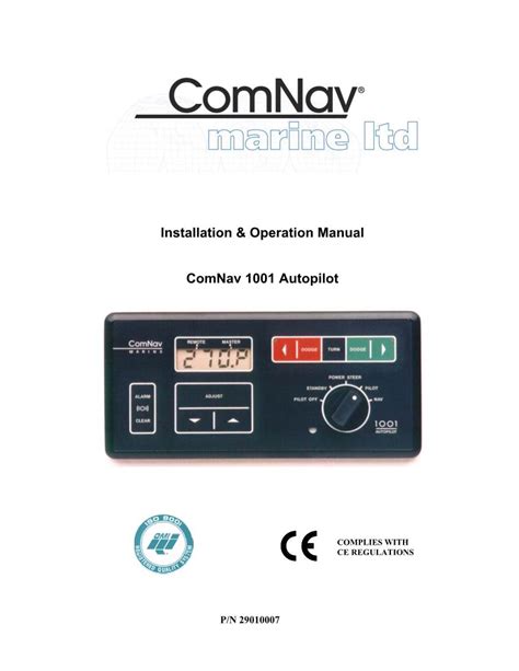 comnav distribution box|1001 Installation & Operation Manual v0r0 .